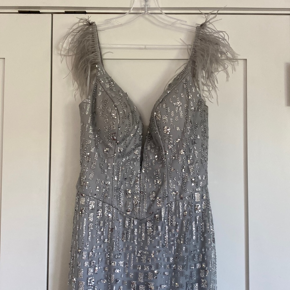 Cinderella Divine size 8 silver gown